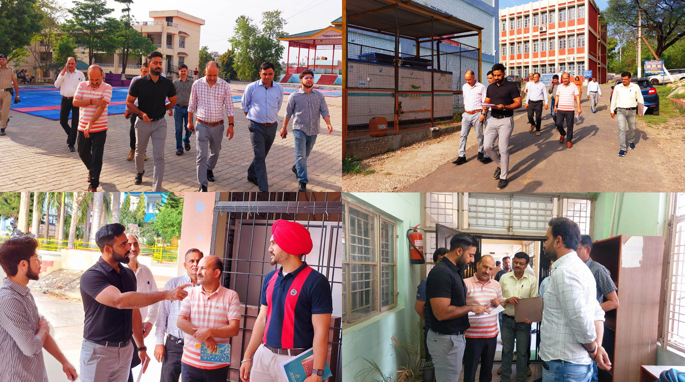 Deputy Commissioner checked the arrangements of the counting centers set up in Una College.